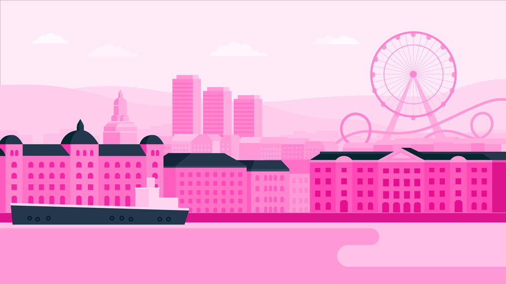 Illustration of Gothenburg,